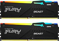 Оперативная память Kingston FURY Beast RGB 2x32ГБ DDR5 6000МГц KF560C40BBAK2-64