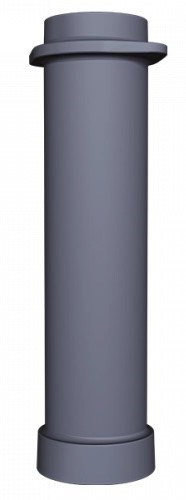 Чугунная нижняя труба для шибера Искандер - фото 1 - id-p225922042