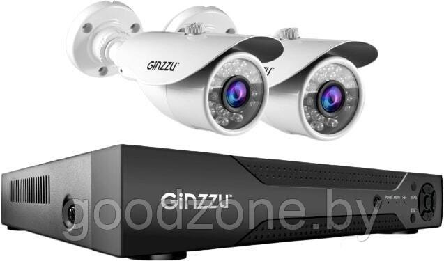 Комплект видеонаблюдения Ginzzu HK-427N - фото 1 - id-p225907142