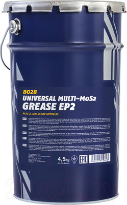 Смазка техническая Mannol EP-2 Universal Multi-MoS2 Grease / 54646 (4.5кг) - фото 1 - id-p225919591