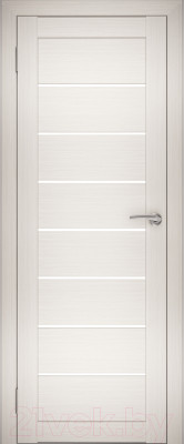 Дверь межкомнатная Юни Амати 01 70x200 (эшвайт/стекло белое) - фото 1 - id-p225914727