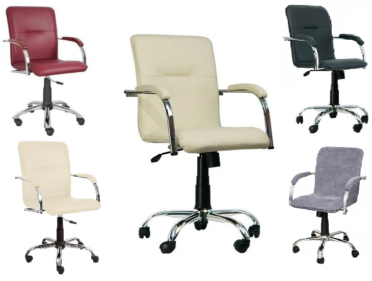 Кресло (стул) SITUP SAMBA chrome ( extra) Разные цвета Черный
