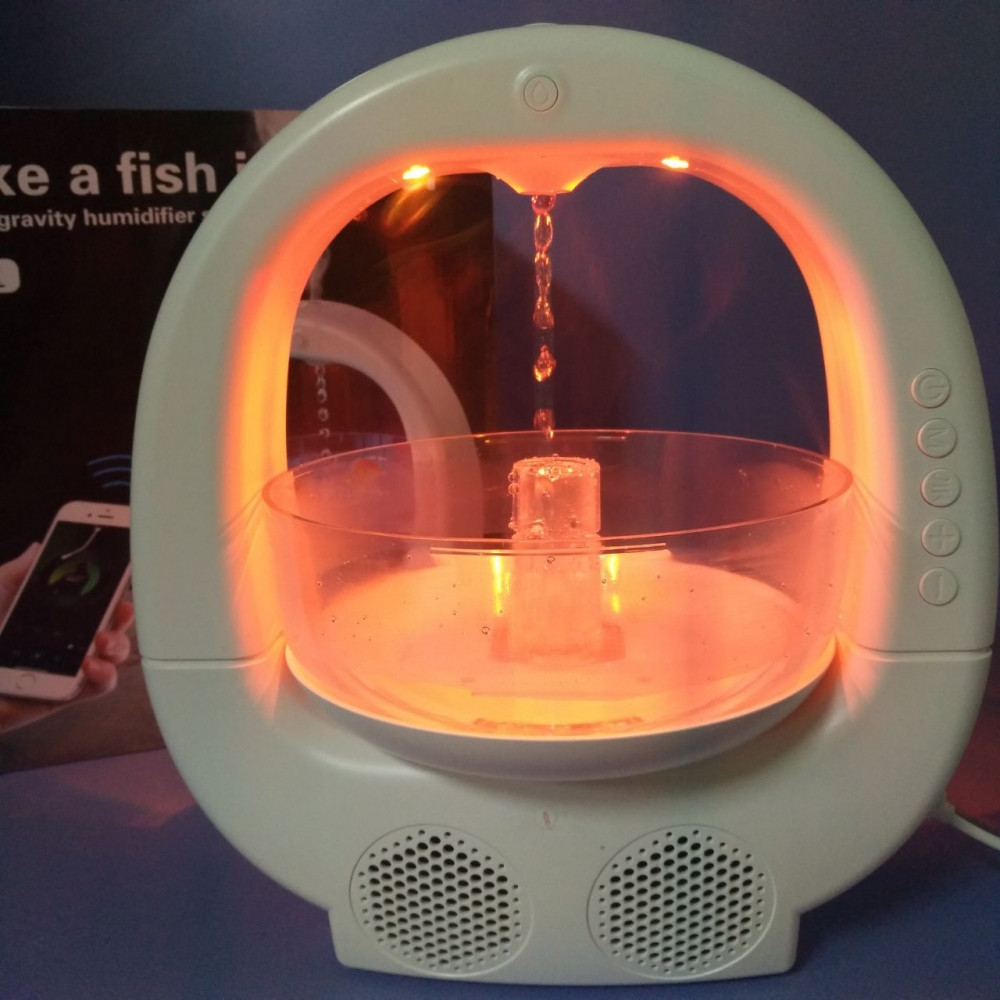 Антигравитационный увлажнитель воздуха Аквариум с Bluetooth колонкой "Like a fish in water" - фото 3 - id-p225922461