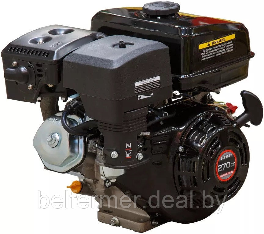 Двигатель бензиновый LONCIN G270F (9 л.с., 25 мм. шпонка) - фото 1 - id-p225922817
