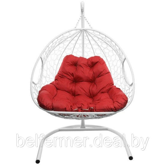 Кресло подвесное M-Group Для двоих (красная подушка) - фото 2 - id-p225922828