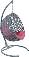Кресло подвесное M-Group Круг Люкс (розовая подушка)