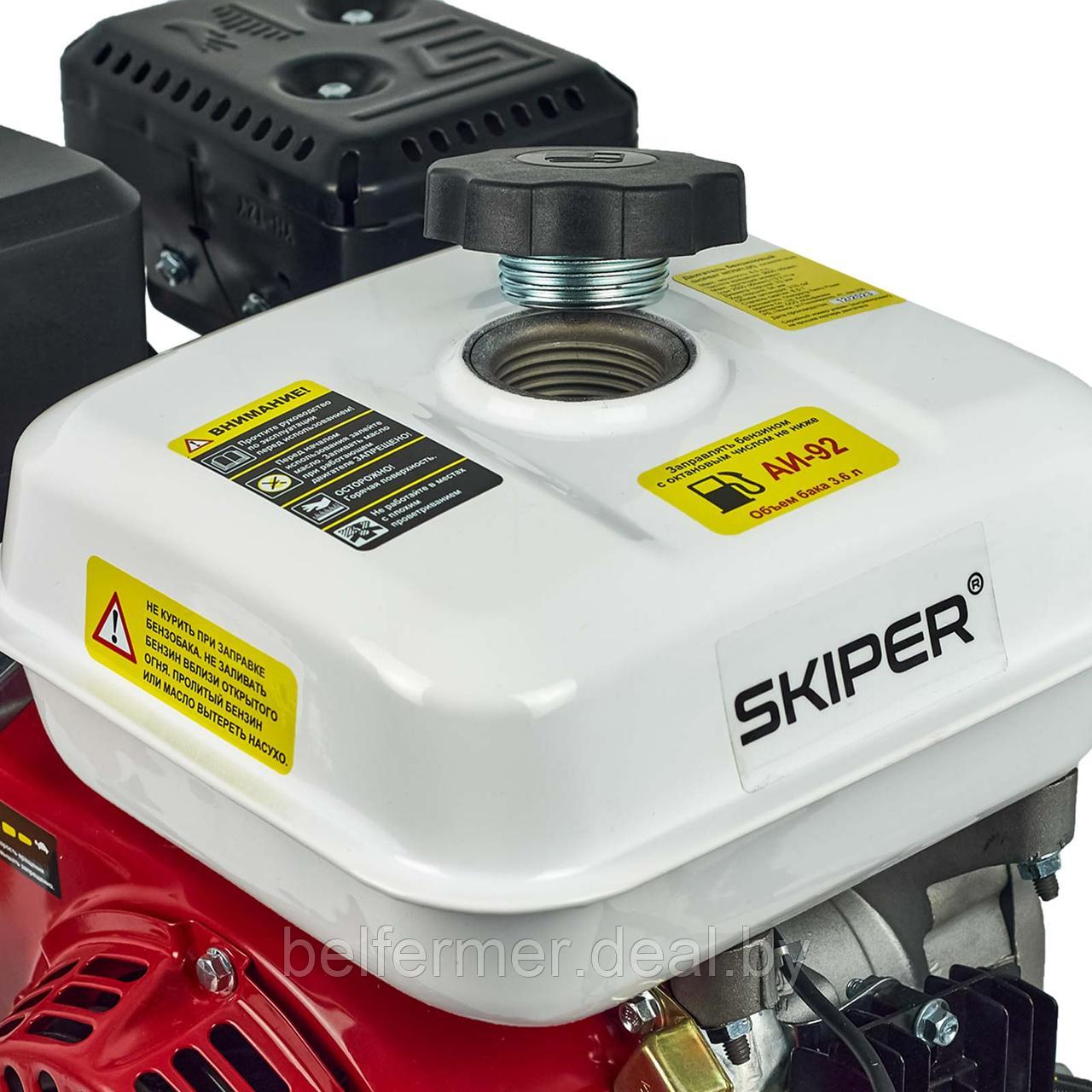 Двигатель бензиновый SKIPER N170FL (K) (8 л.с., вал диам. 20мм х 50мм, шпонка 5мм) - фото 5 - id-p225922842