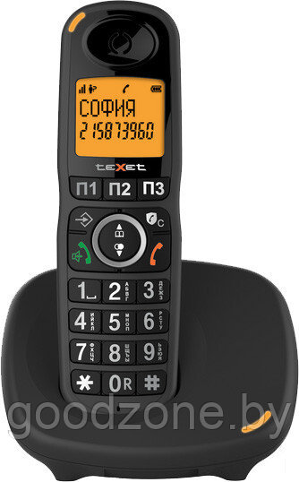 Радиотелефон TeXet TX-D8905A (черный) - фото 1 - id-p225923222