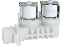 Клапан залива воды для стиральной машины Indesit, Ariston, Whirlpool C00093843-W (W16001667808, C00110333 ,, фото 3