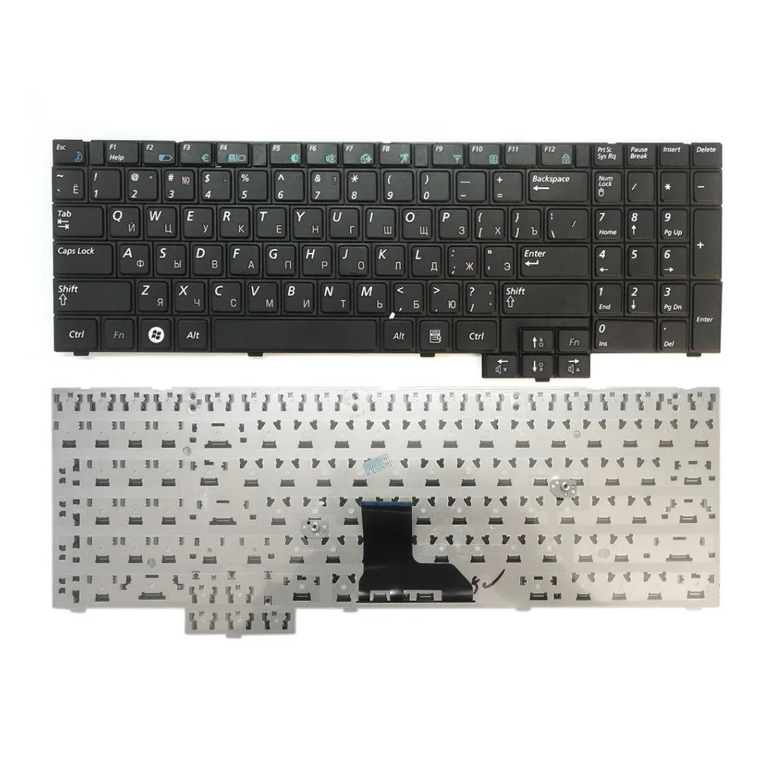 Клавиатура для ноутбука Samsung R519, R525, R530, R620, R719, RV510, черная - фото 1 - id-p225924260