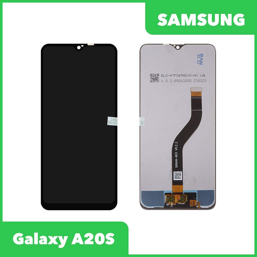 LCD дисплей для Samsung Galaxy A20S SM-A207 в сборе (черный) - фото 1 - id-p225924327