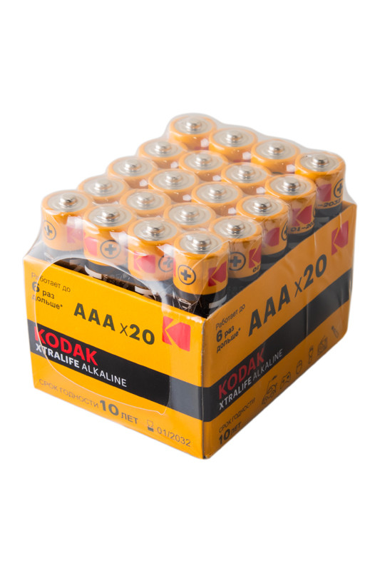 Kodak XTRALIFE ALKALINE LR03 в упаковке 20 шт