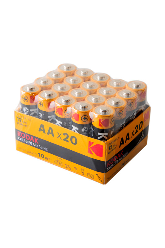 Kodak XTRALIFE ALKALINE LR6 в упаковке 20 шт