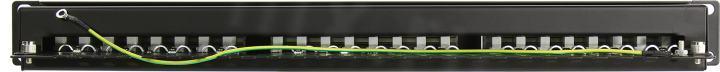 Коммутационная панель Patch Panel 19" 1U FTP 24 port кат.5e 5bites PPF55-05 разъём KRONE экранированная - фото 1 - id-p225924205