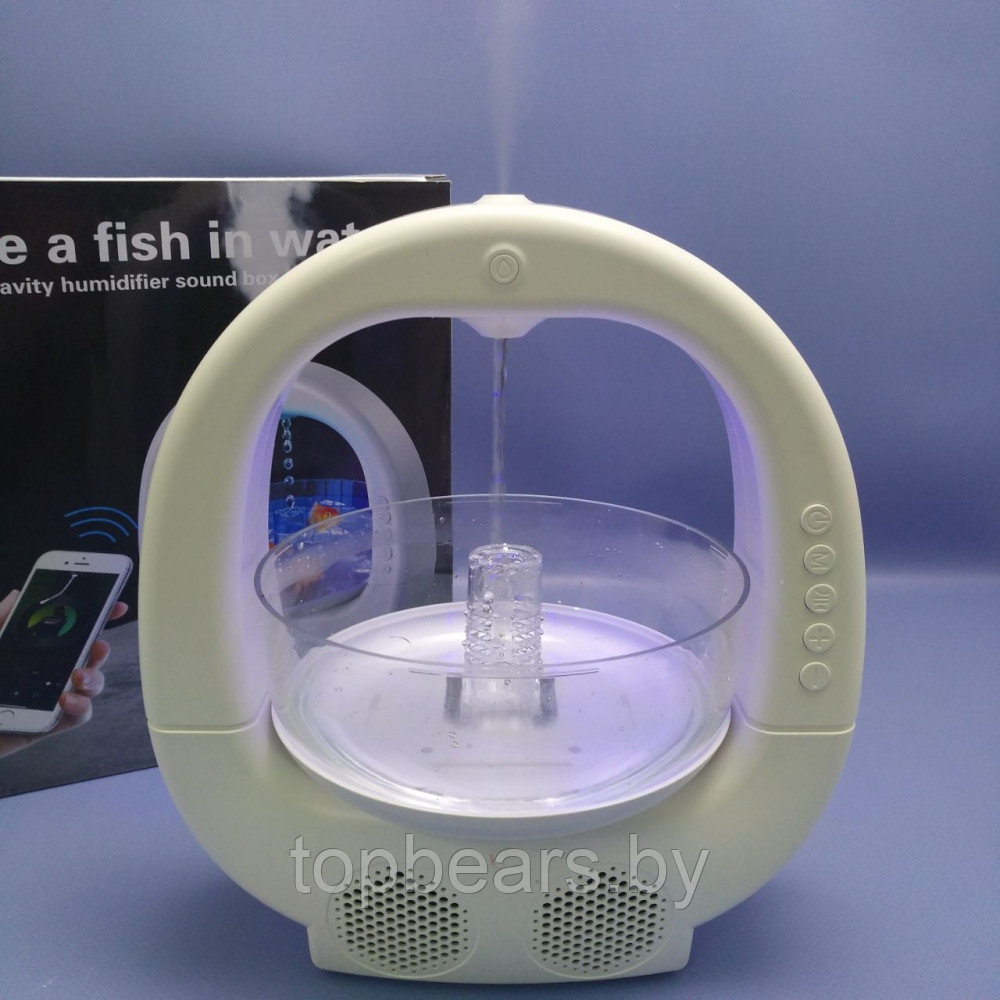 Антигравитационный увлажнитель воздуха Аквариум с Bluetooth колонкой Like a fish in water / Увлажнитель - - фото 6 - id-p225924692