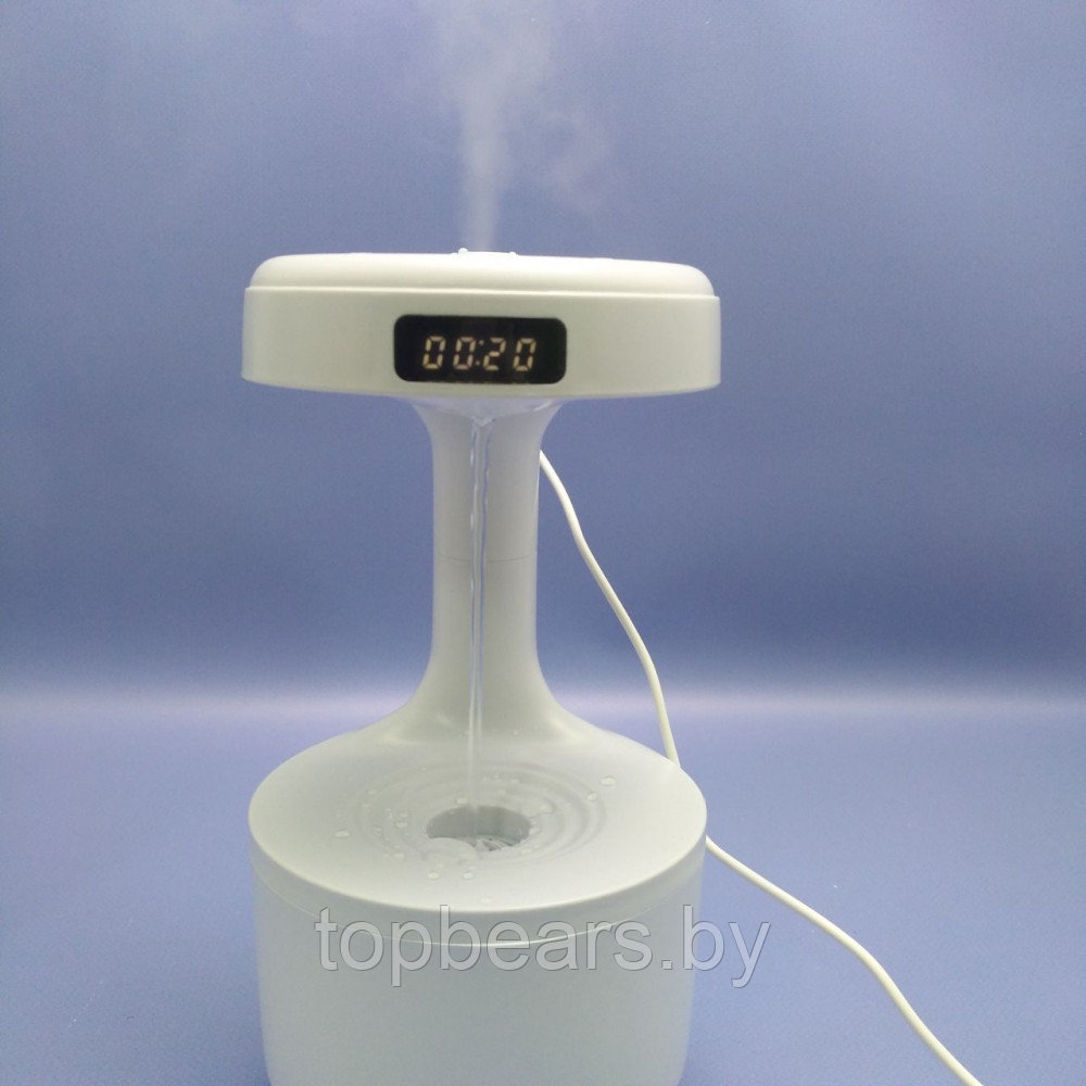 Антигравитационный капельный увлажнитель воздуха с обратным потоком Antigravity Humidifier с часами / - фото 2 - id-p225828069