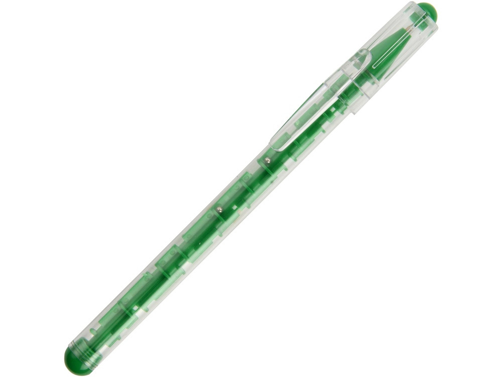 Ручка шариковая Лабиринт с головоломкой зеленая - фото 1 - id-p225924813