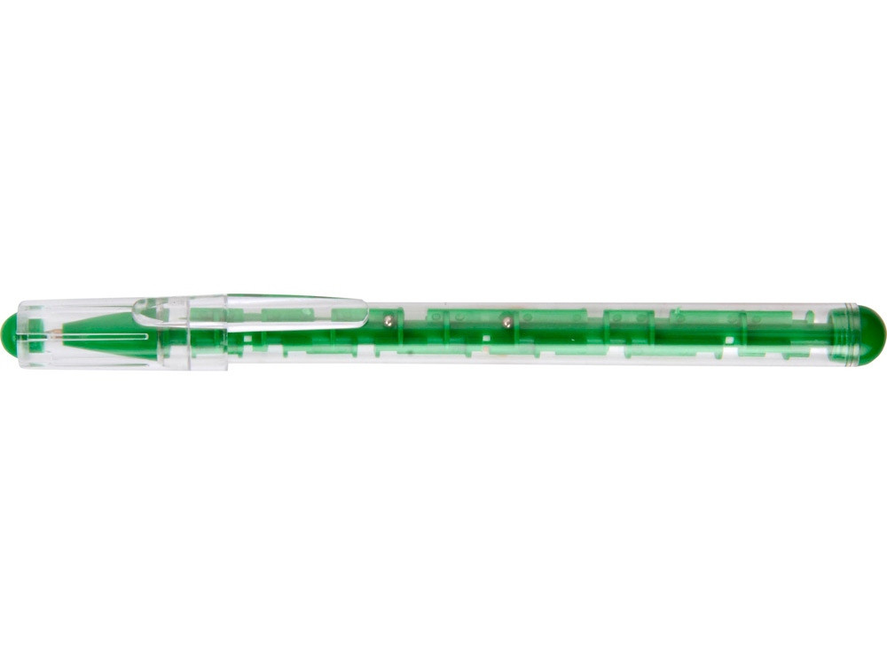Ручка шариковая Лабиринт с головоломкой зеленая - фото 3 - id-p225924813