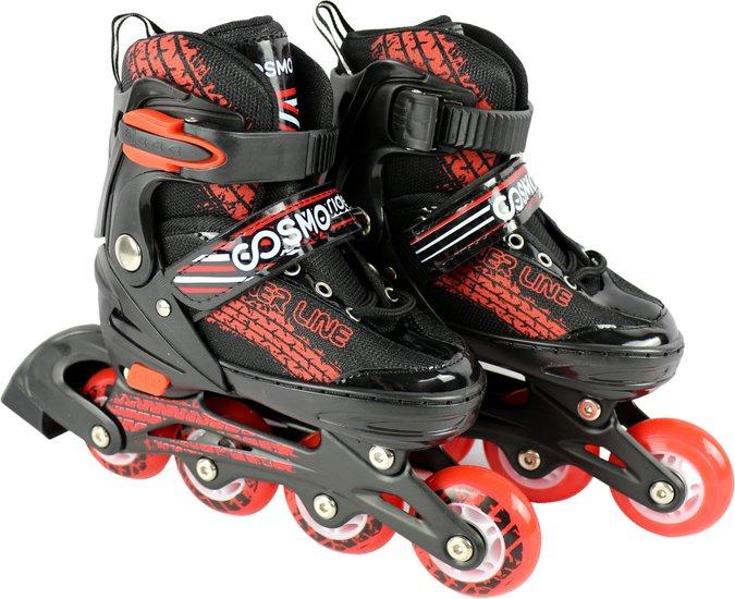 Роликовые коньки Cosmoride Skater (р. 31-34, черный/красный) - фото 1 - id-p225925026