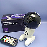 Ночник - Проектор Робот Black Hole Galaxy projector (пульт ДУ, таймер), фото 8