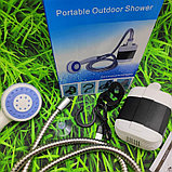 Походный переносной душ Portable Outdoor Shower с акуммулятором и зарядкой от USB, фото 3