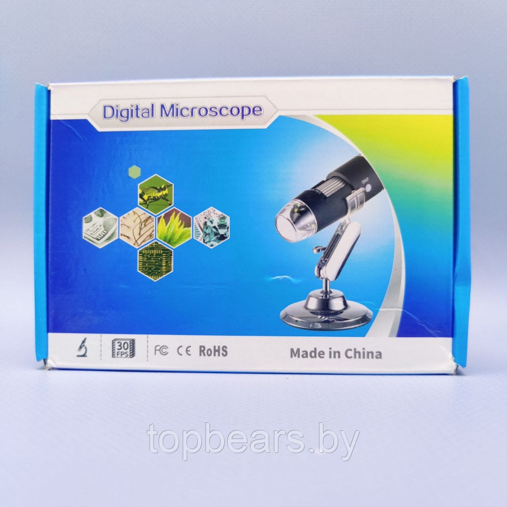 Цифровой USB-микроскоп Digital microscope electronic magnifier (4-х кратный ZOOM, с регулировкой 50-1000) - фото 3 - id-p215963749