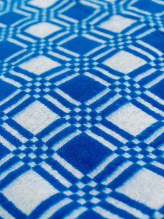 Одеяло байковое двуспальное 170x200 всесезонное гипоаллергеное тонкое 2 спальное зима-лето синее в клетку - фото 8 - id-p225926170