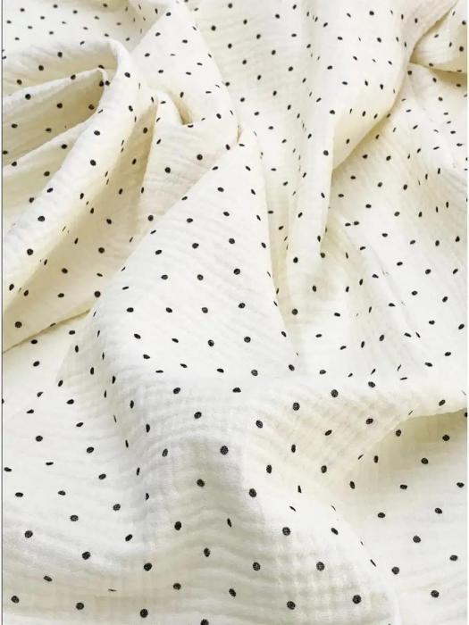 Детское одеяло с помпонами муслиновое теплое для новорожденных младенцев в кроватку коляску 120x100 - фото 4 - id-p225926482