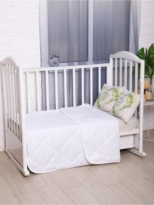 Одеяло 100x140 детское легкое гипоаллергенное из полиэфирного волокна в кроватку для новорожденных младенцев - фото 7 - id-p225926215