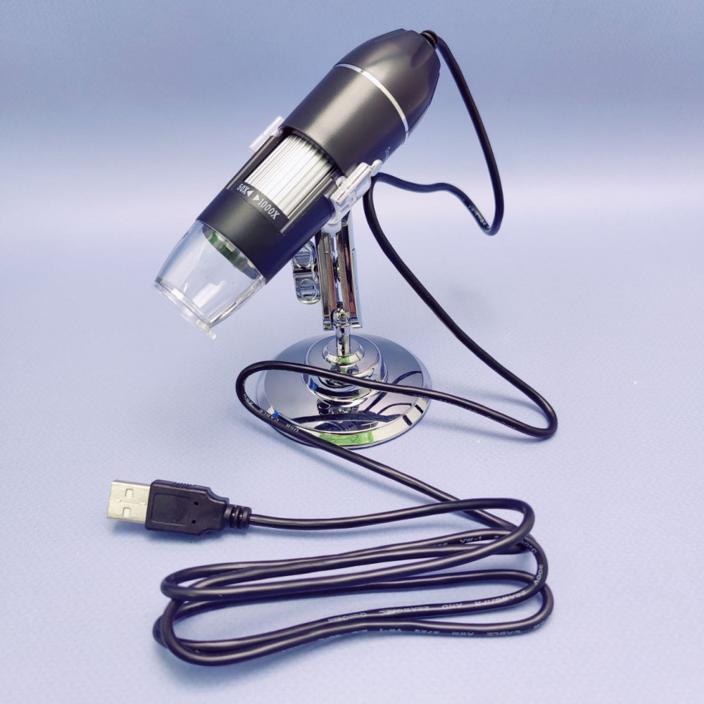 Цифровой USB-микроскоп Digital microscope electronic magnifier (4-х кратный ZOOM, с регулировкой 50-1000) - фото 9 - id-p224286965