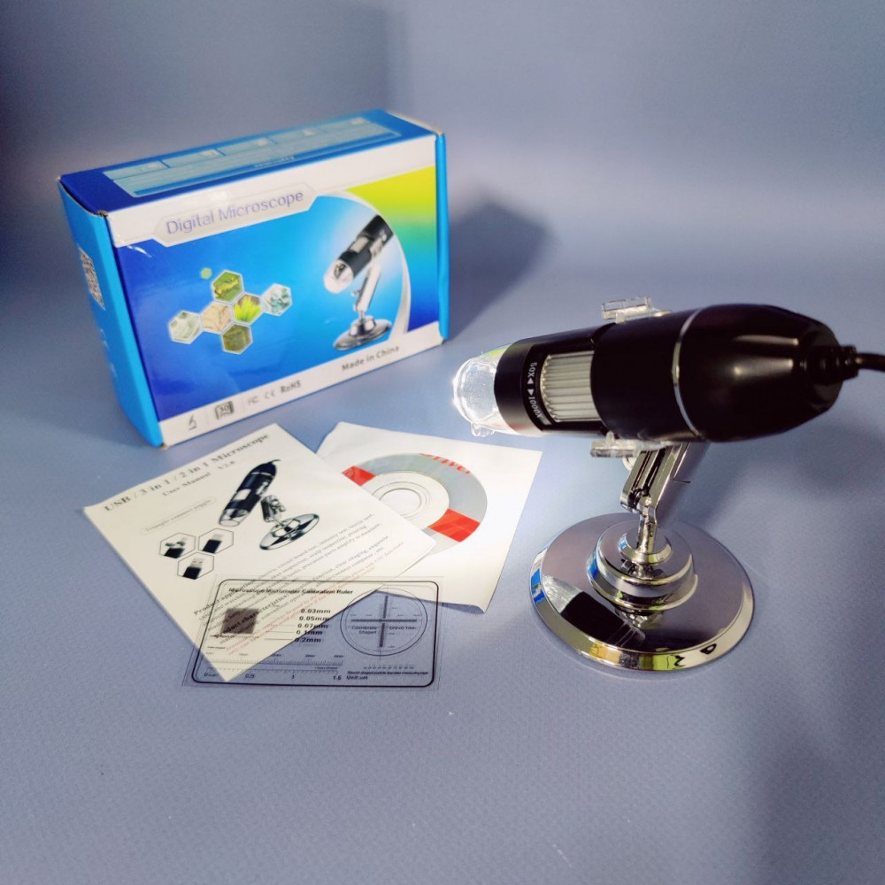Цифровой USB-микроскоп Digital microscope electronic magnifier (4-х кратный ZOOM, с регулировкой 50-1000) - фото 6 - id-p216372930