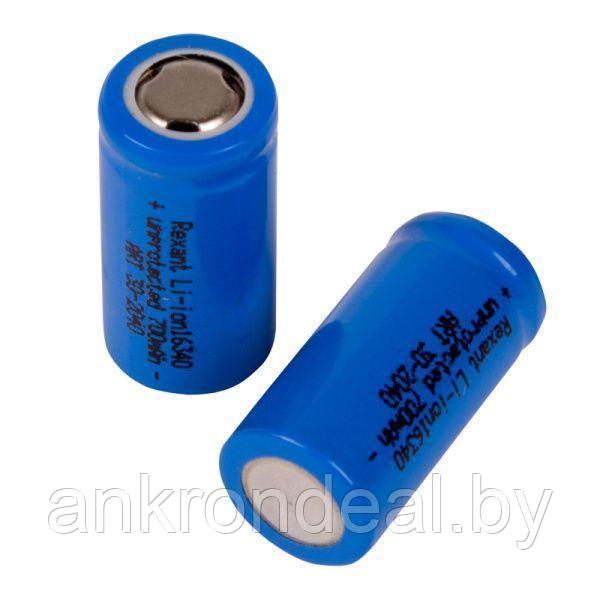 Аккумулятор Li-ion 16340 3.7V 700 mAH 10 шт. REXANT - фото 1 - id-p225484229