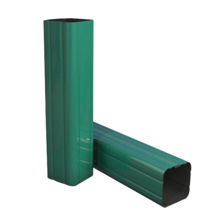 Столб 2,3м RAL 6005 (зеленый) 60х40х1,2мм без отв. под бетон цинк полимер. с заглушкой ПЗ, шт 1025 - фото 1 - id-p225929525