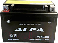 Мотоаккумулятор ALFA battery YTX9-BS / EB9-4