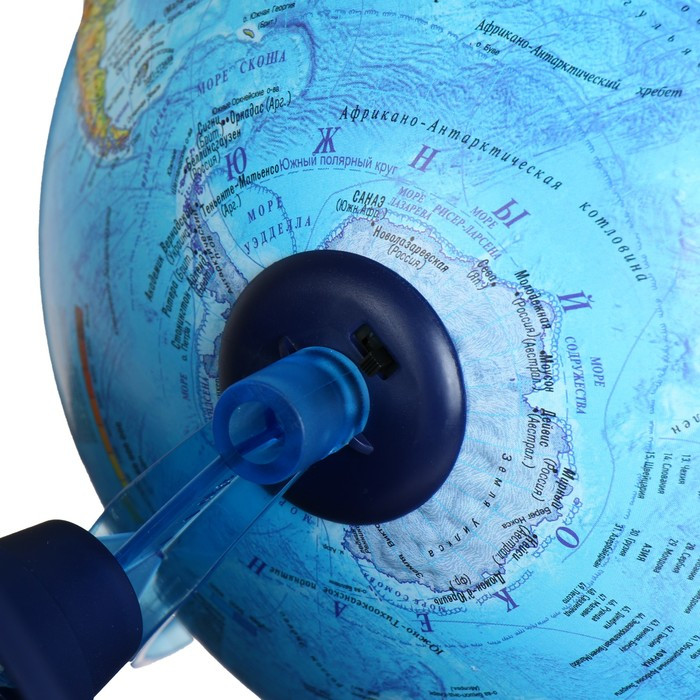 Глобус физико-политический рельефный «Классик Евро», диаметр 210 мм, с подсветкой от батареек - фото 4 - id-p225929331
