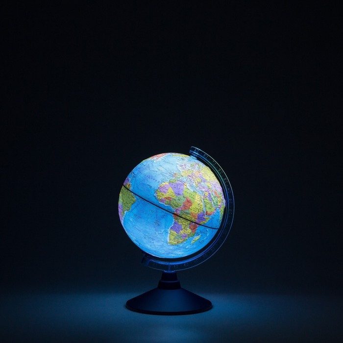 Глобус политический "Глобен", интерактивный, рельефный, диаметр 210 мм, с подсветкой от батареек, с очками - фото 2 - id-p225929342