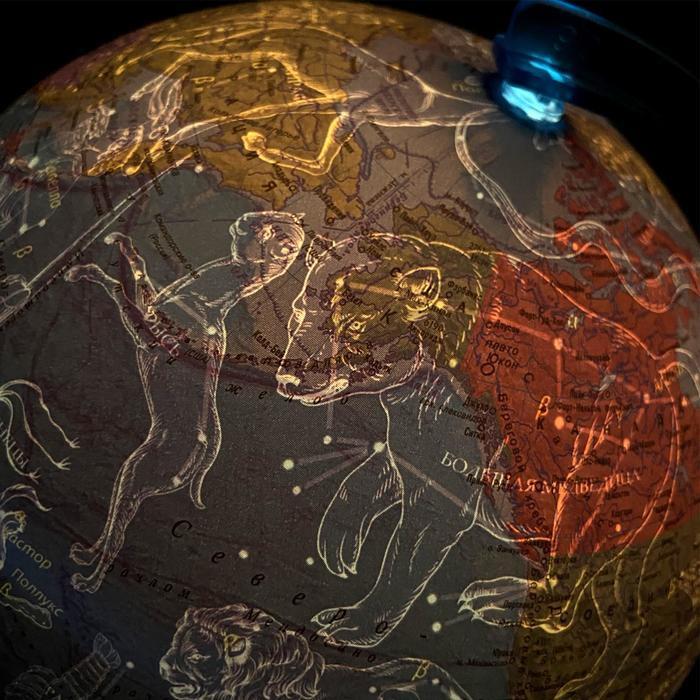 Глобус "Глобен. День и Ночь", интерактивный, с двойной картой, диаметр 250 мм, с подсветкой, с очками - фото 5 - id-p225929351