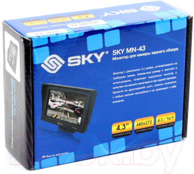 Монитор для камеры заднего вида SKY MN-43 - фото 5 - id-p225930406