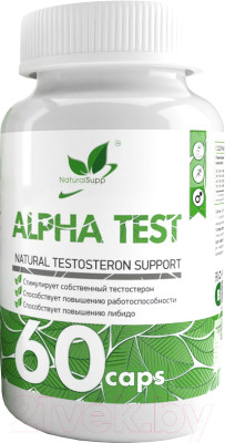 Комплекс для повышения тестостерона NaturalSupp Альфа Мэн Alfa Test - фото 1 - id-p225929996