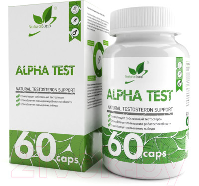 Комплекс для повышения тестостерона NaturalSupp Альфа Мэн Alfa Test - фото 2 - id-p225929996
