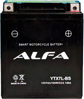 Мотоаккумулятор ALFA battery YTX7L-BS / EB7B-4-1