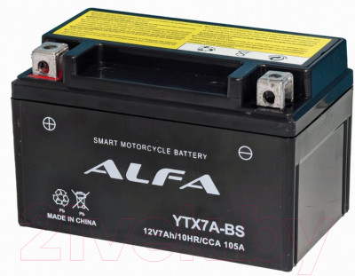 Мотоаккумулятор ALFA battery YTX7A-BS / EB7-3 - фото 2 - id-p225341063