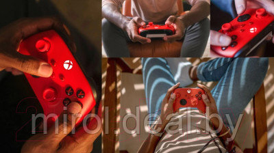 Геймпад Microsoft Xbox Pulse Red / QAU-00012 - фото 5 - id-p225932123