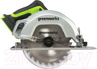 Дисковая пила Greenworks GD24CS бесщеточная 24V / 1500907