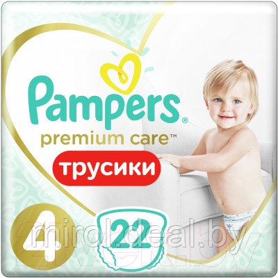 Подгузники-трусики детские Pampers Premium Care Pants 4 Maxi - фото 1 - id-p225933004