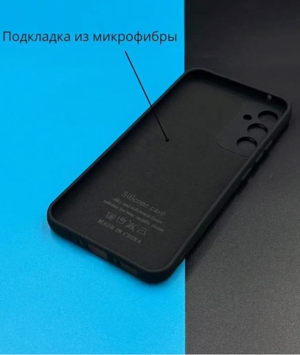 Чехол-накладка для Samsung Galaxy A34 (копия) SM-A346 Silicone Cover черный - фото 2 - id-p225936872