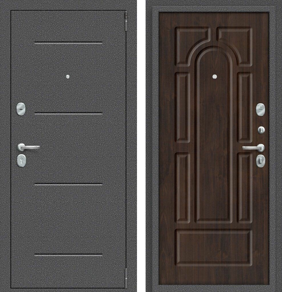 Двери входные металлические Porta R 104.П55 Антик Серебро/Almon 28