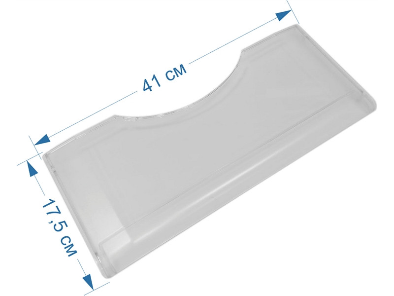 Панель ( крышка, щиток ) ящика морозильной камеры для холодильника Атлант 774142100500 (410х175 мм, - фото 1 - id-p108006493