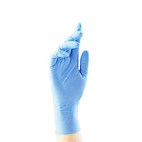 Перчатки нитриловые неопудренные, текстурированные на пальцах, р-р M  (200 шт.)   5Assist-M200