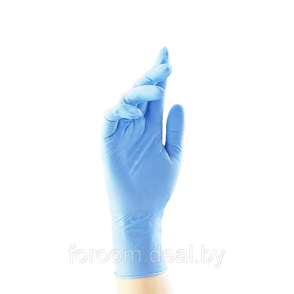 Перчатки нитриловые неопудренные, текстурированные на пальцах, р-р M (200 шт.) 5Assist-M200 - фото 1 - id-p225938050